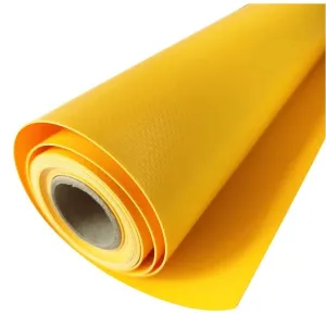 18 oz Fire Retardant Heavy Duty Yellow Vinyl Coated Polyester Roll by AtlasShield®