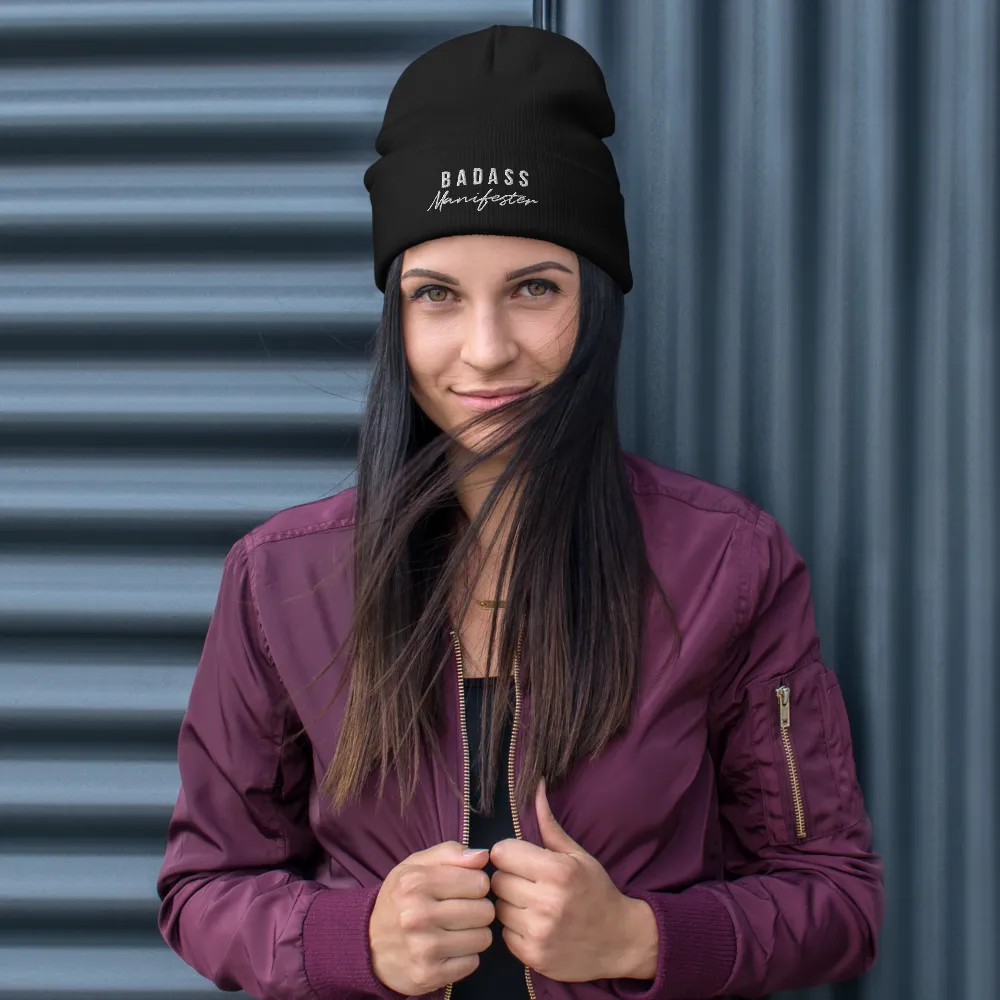 Badass Manifester | Embroidered Beanie