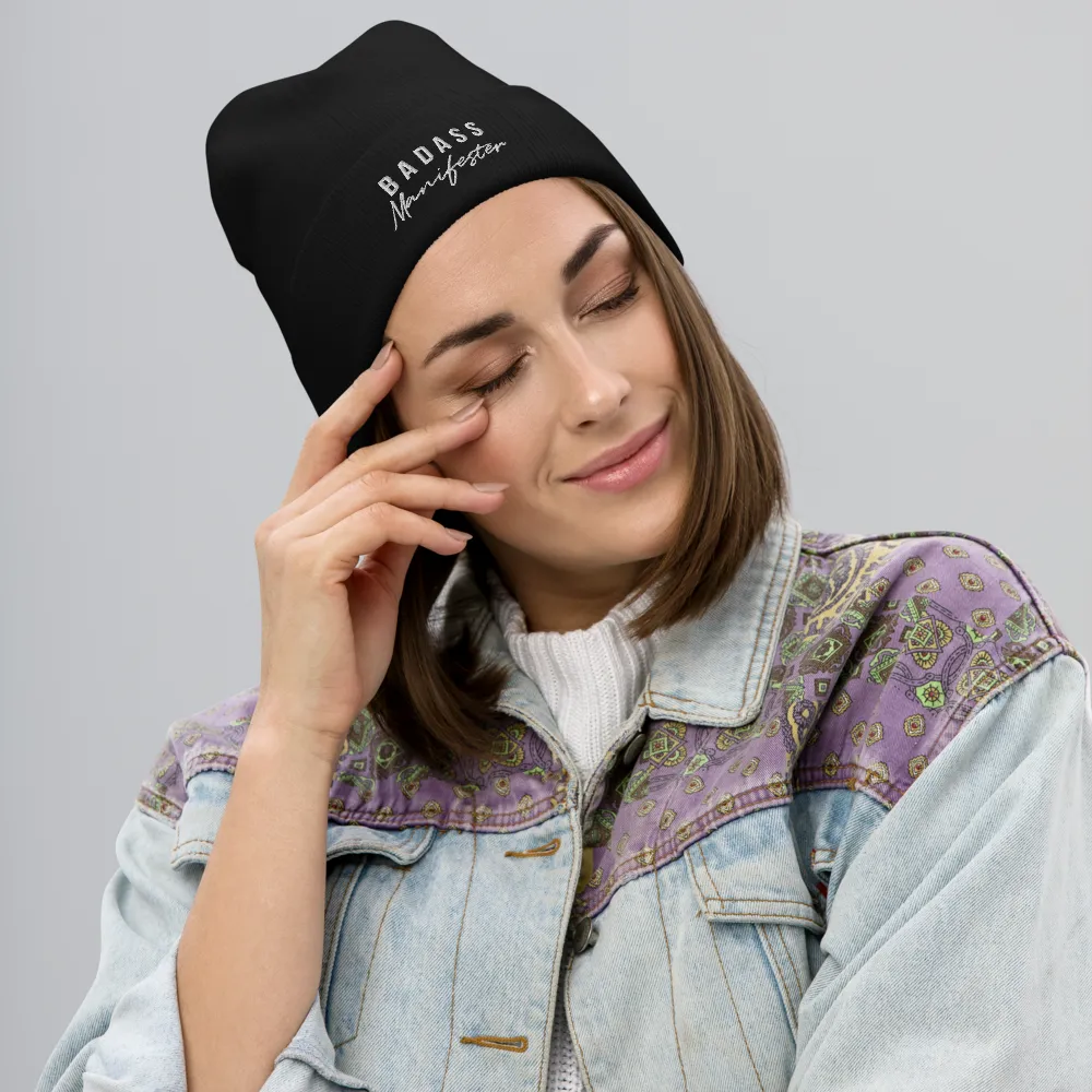 Badass Manifester | Embroidered Beanie
