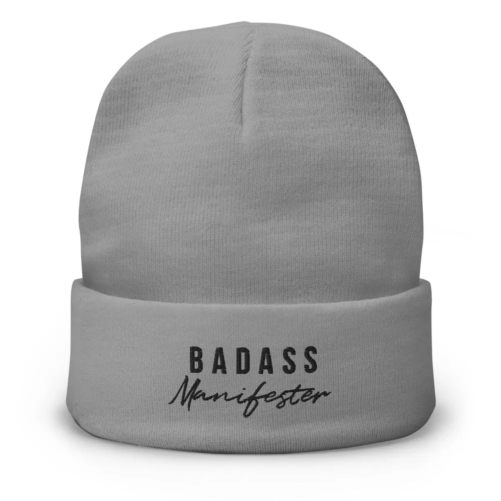 Badass Manifester | Embroidered Beanie