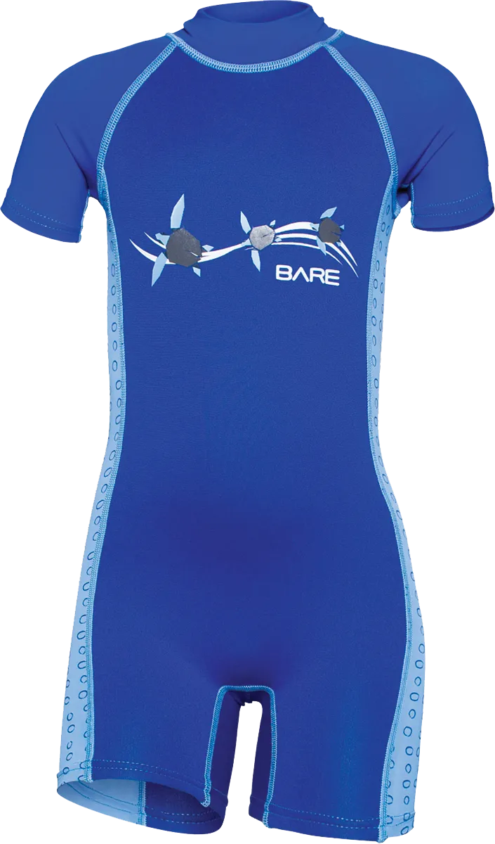 Bare 1MM Children's Guppy Shorty Wetsuit (Size 4 and 6 green on sale)