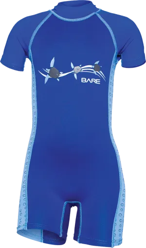 Bare 1MM Children's Guppy Shorty Wetsuit (Size 4 and 6 green on sale)