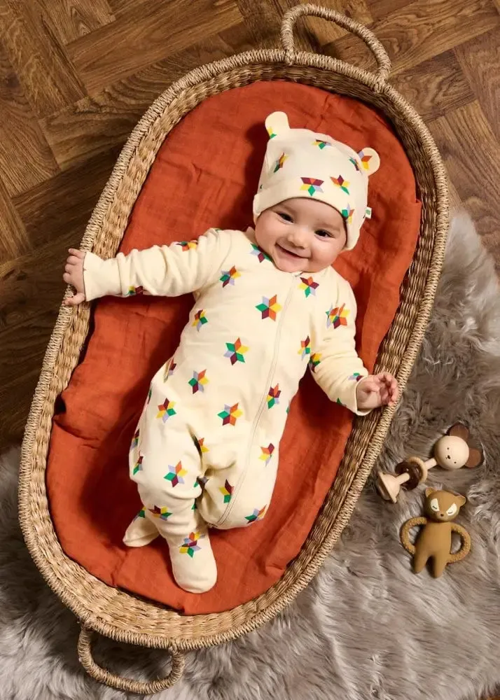 Bayley - Diamond Star Zip Front Sleepsuit