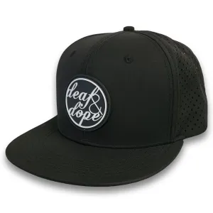 Black Deaf & Dope Stacked Hydro Snapback