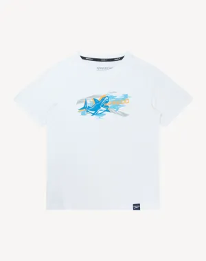 Boys Graphic UPF 50 Shirt Sleeve Swim Shirt