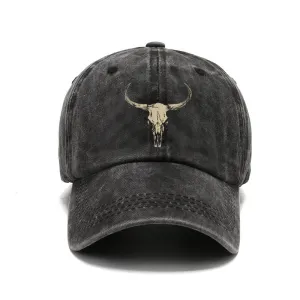 Bull Skull Hat