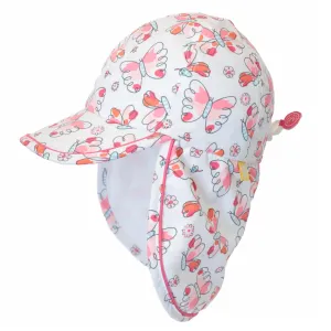 Calikids UV Flap Hat - Butterfly