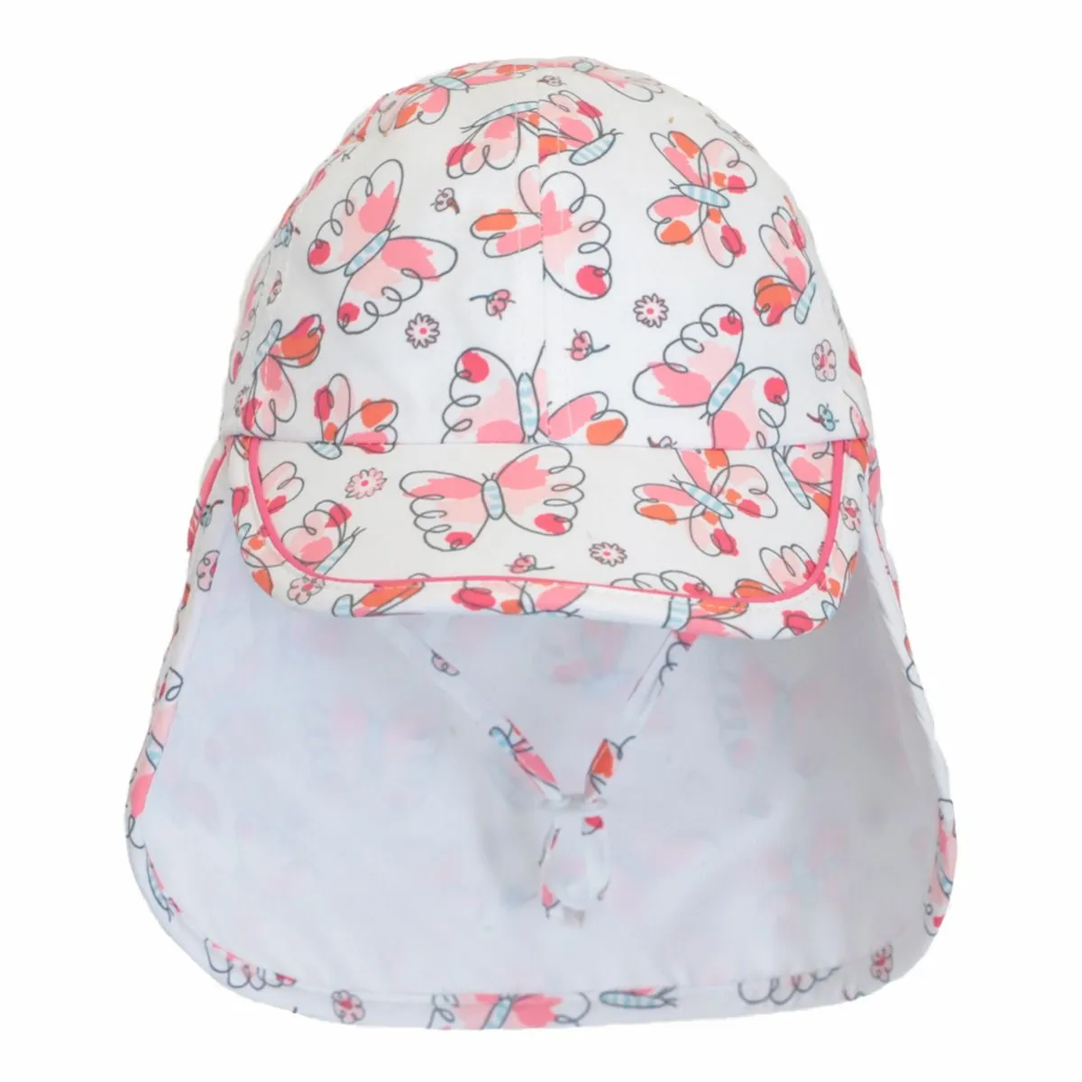 Calikids UV Flap Hat - Butterfly