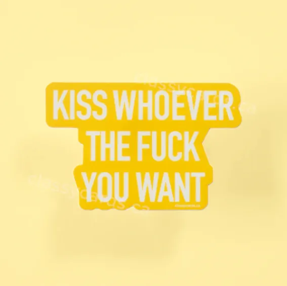 Classy Cards - Sticker | Kiss Whoever