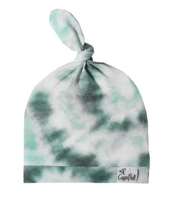 Copper Pearl Top Knot Hat- Bahama