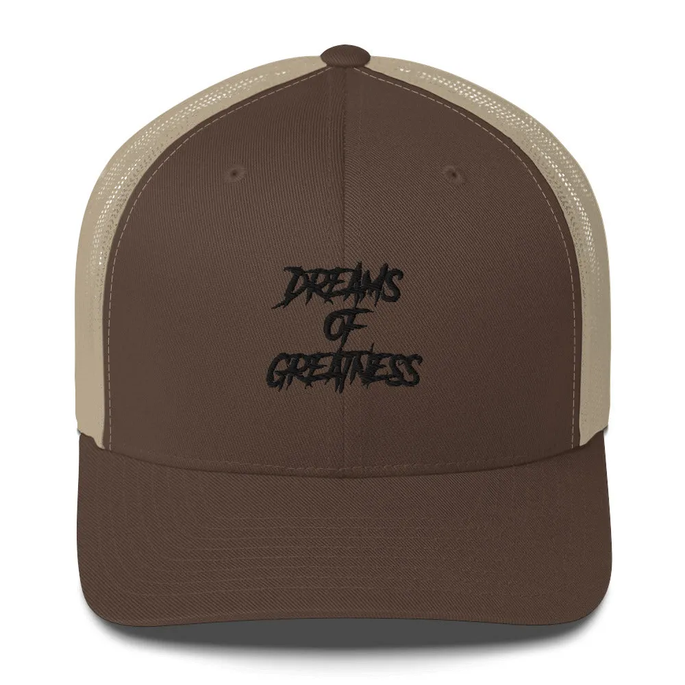 DREAMS OF GREATNESS New School Trucker Cap