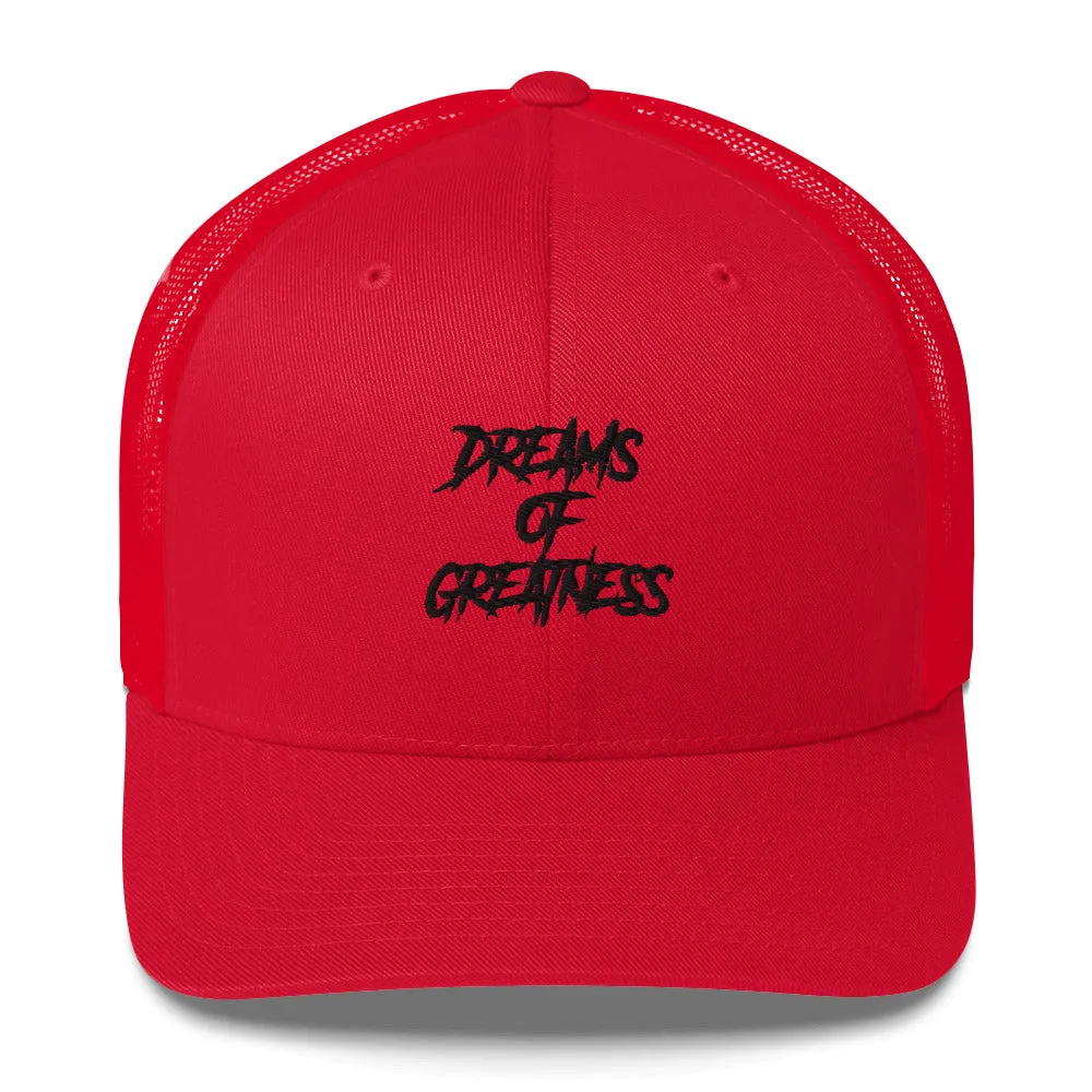 DREAMS OF GREATNESS New School Trucker Cap