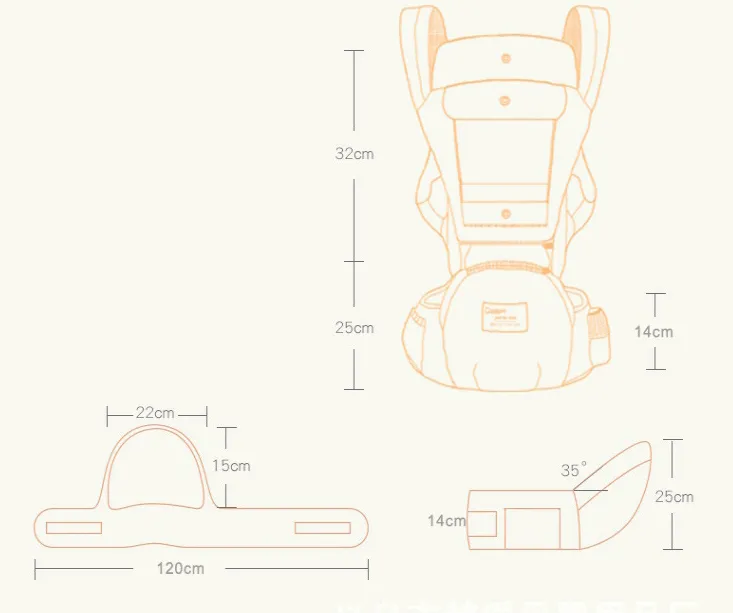 Ergonomic Baby Kangaroo Breathable Baby Carrier/Wrap