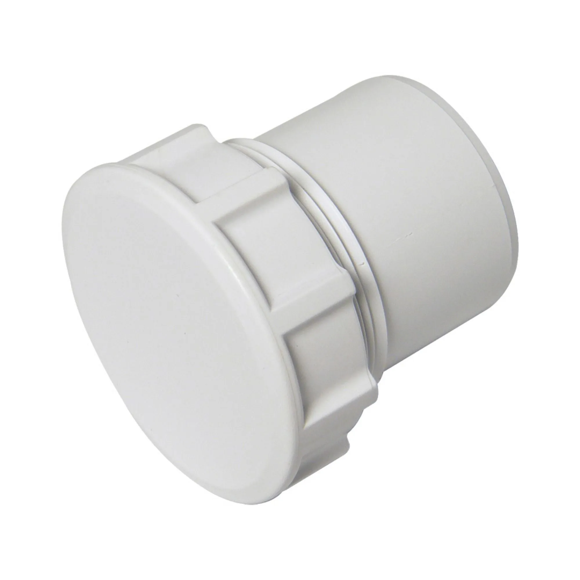 FloPlast ABS Solvent Weld Access Plug 40mm White (Pack of 10)