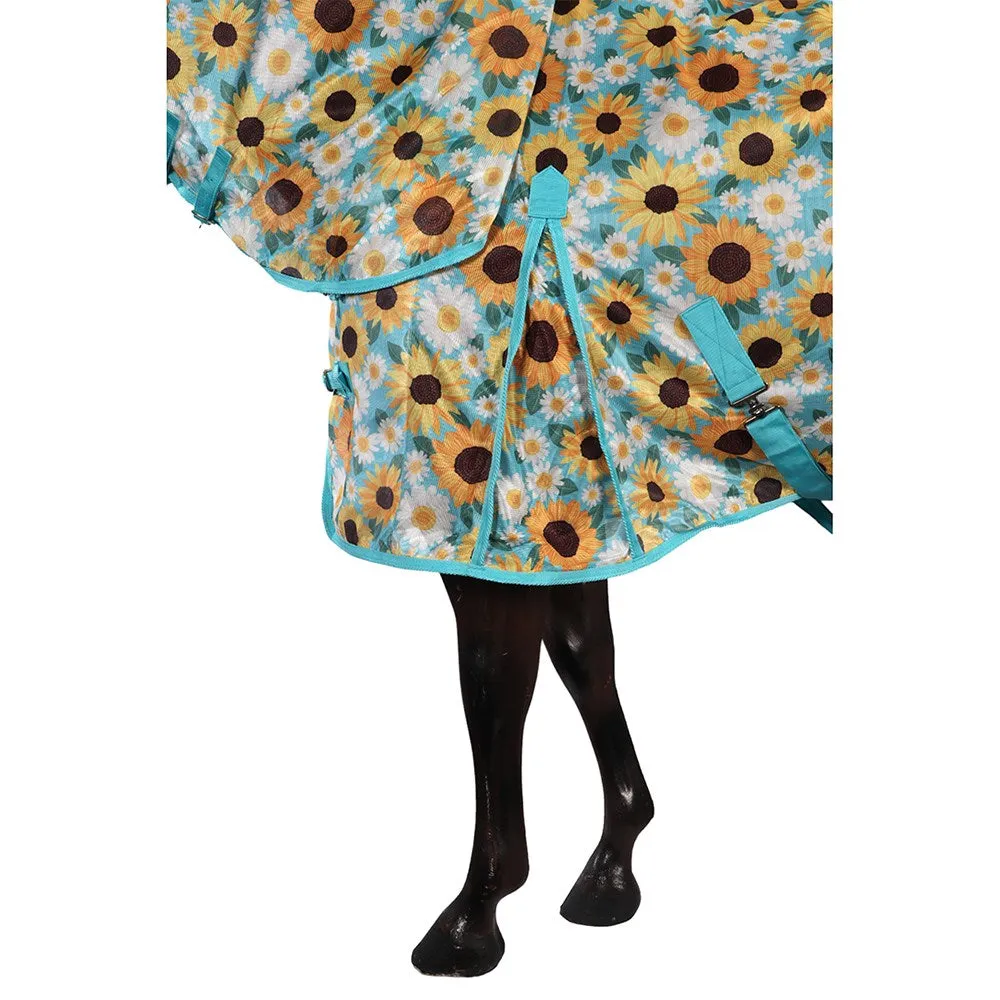 Fly Mesh Combo with Surcingles Sunflowers