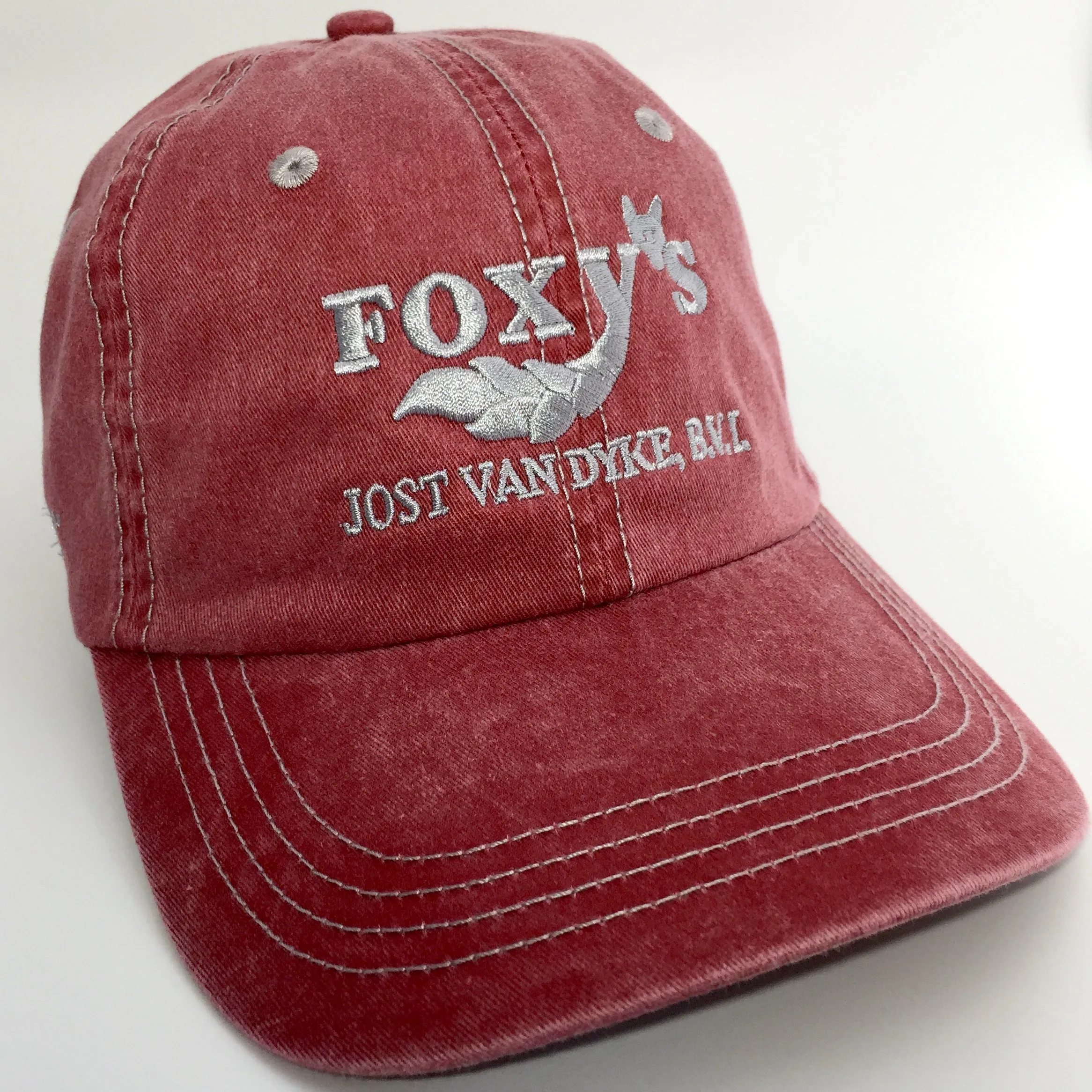 Foxy's Classic Logo Pigment Dyed Stitch Cap