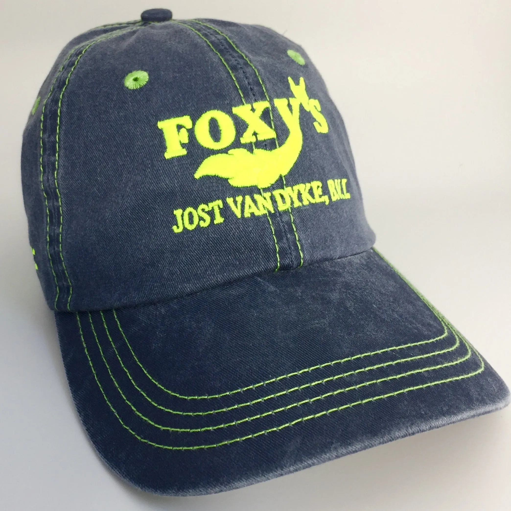 Foxy's Classic Logo Pigment Dyed Stitch Cap