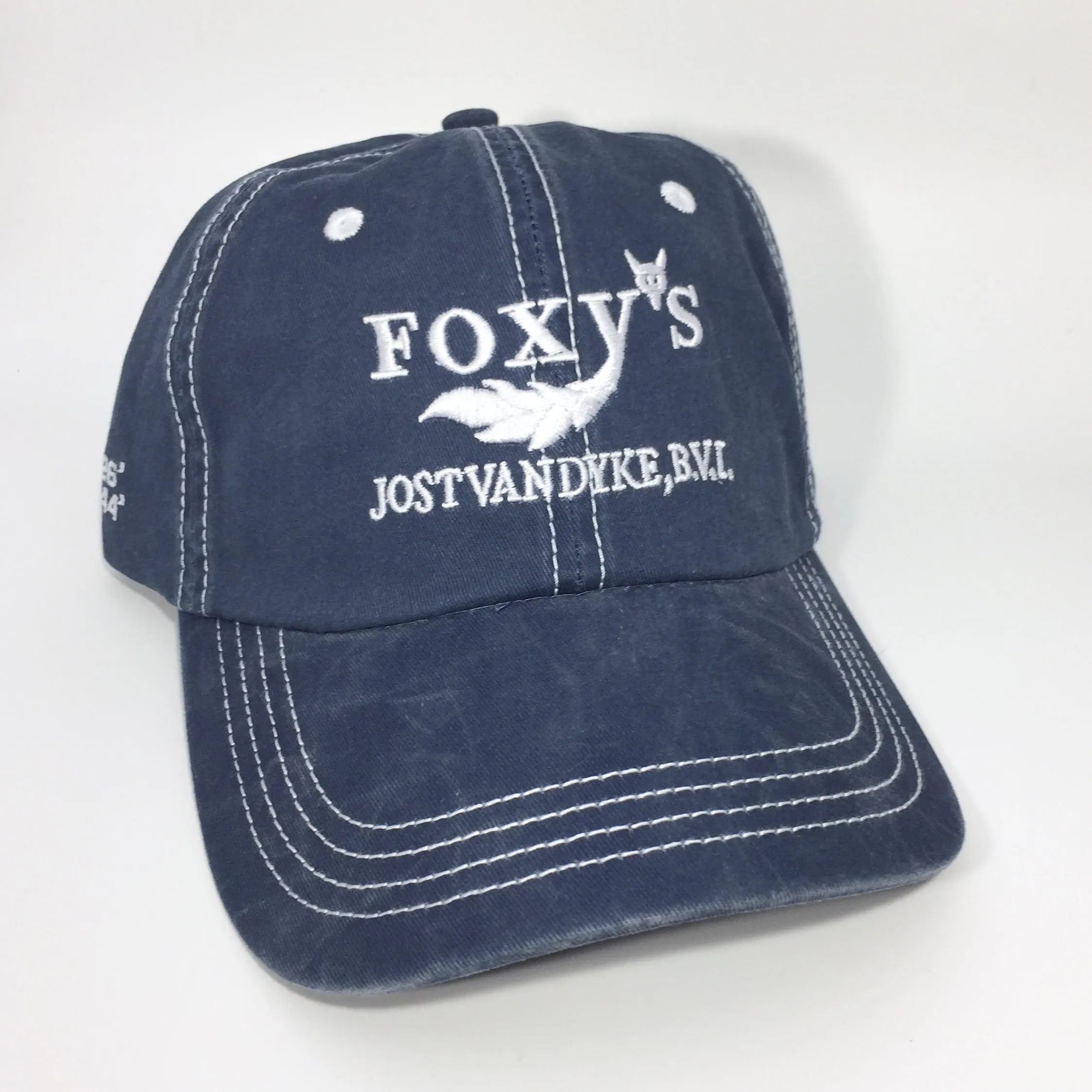 Foxy's Classic Logo Pigment Dyed Stitch Cap