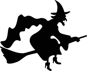 Halloween Vinyl Decal - Bat, Skull, Witch, Cat or Web 3" - 11"