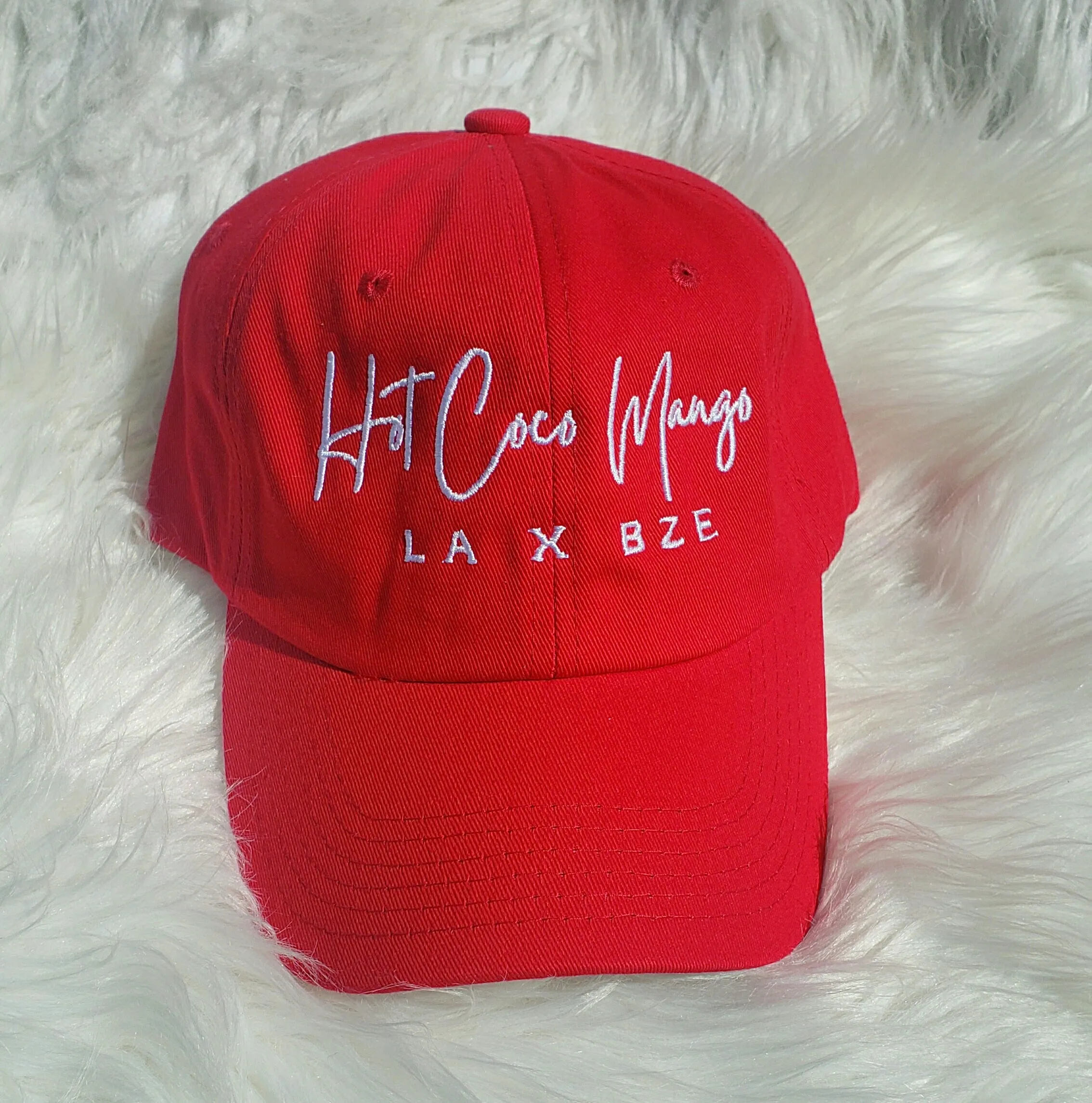 HCM Signature Dad Cap - Red