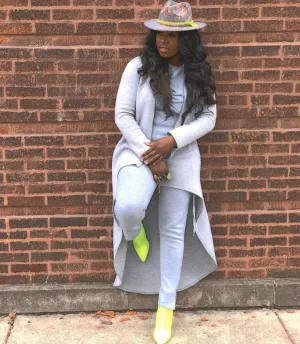 High End Junkie Light Gray and Neon Paint Splattered Hand-painted Fedora