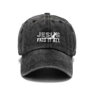 Jesus Paid It All Hat