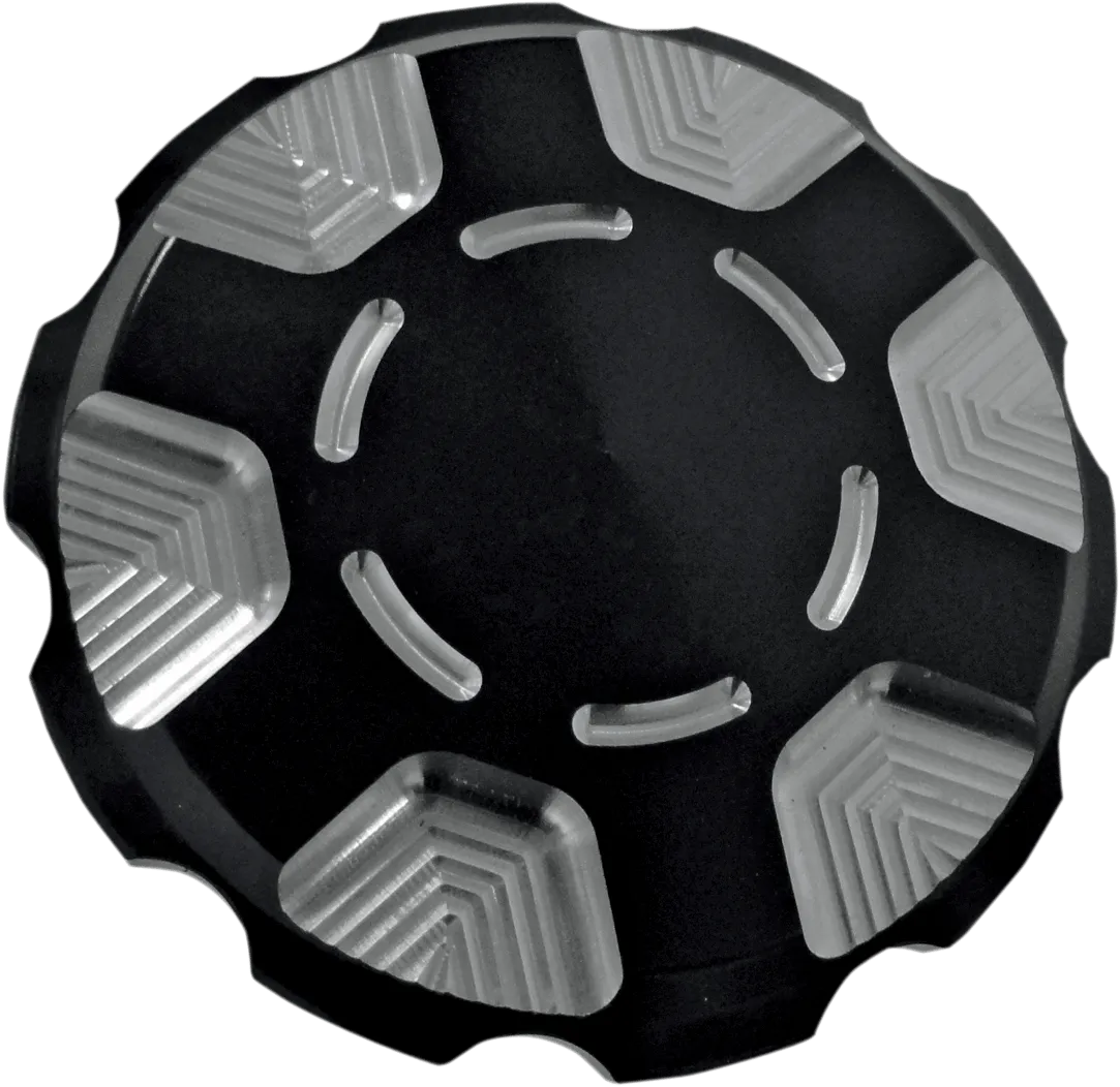 Joker Machine 10-441B Serrated Billet Gas Cap - Joker - Black Anodized