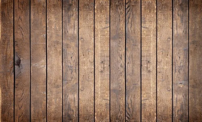 Kate Dark brown wood Pattern rubber floor mat