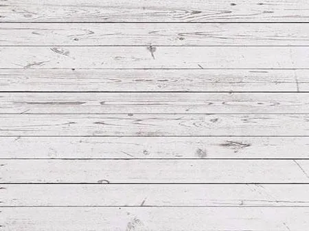 Kate Retro White Distressed Wood Rubber Floor Mat for Photo