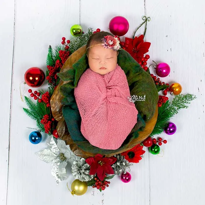 Kate White Wood Newborn Vinyl Backdrop