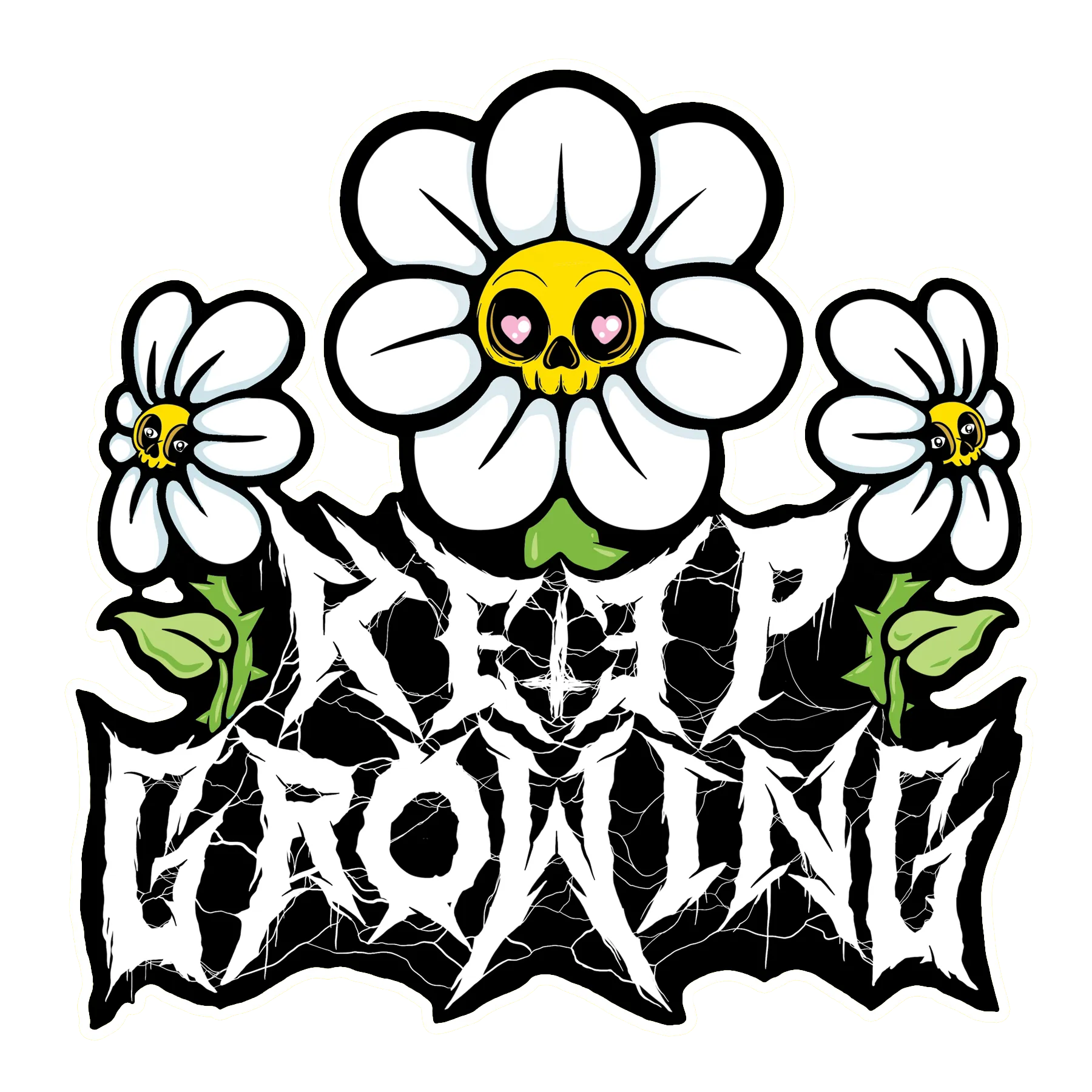 Keep Growing 4" Sticker