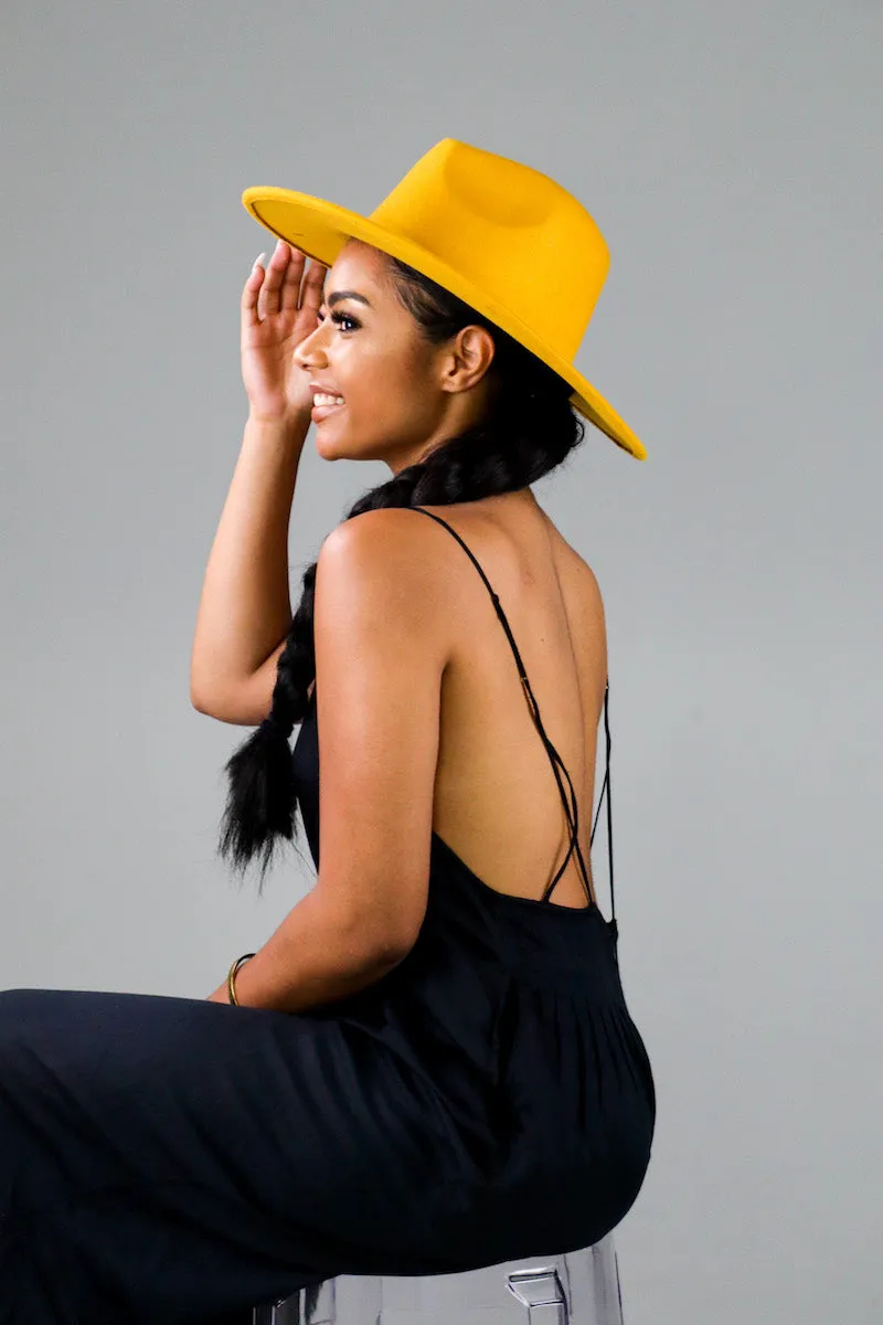 Keeping It Classy Fedora (Mustard)