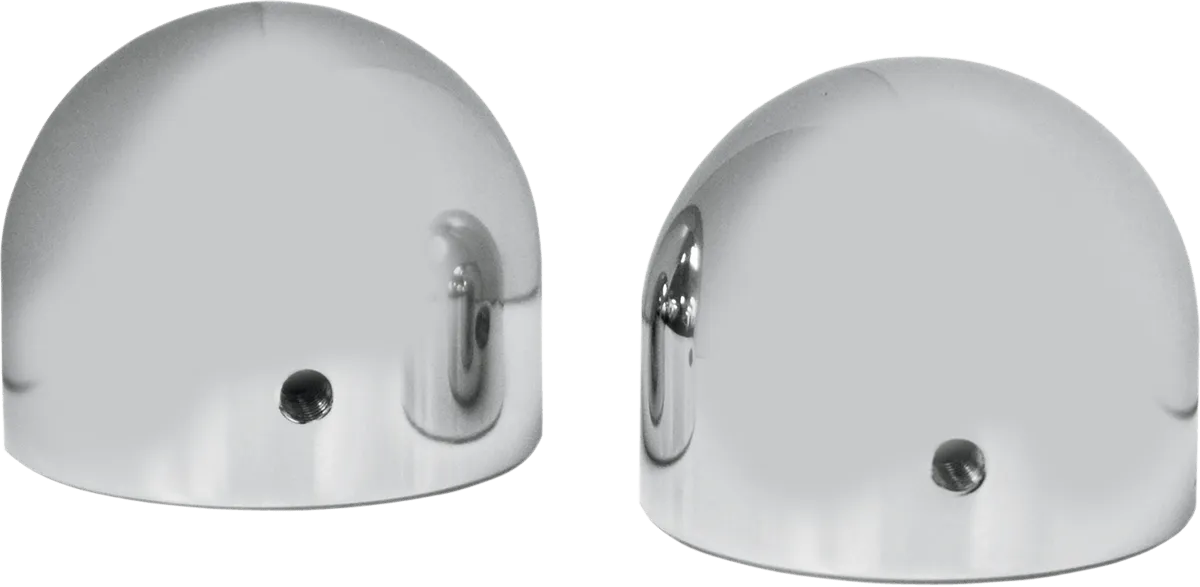 LA Choppers LA-7810-00 Axle Caps - Chrome Dome