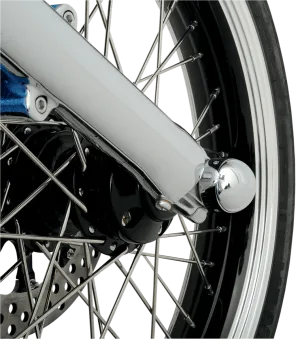 LA Choppers LA-7810-00 Axle Caps - Chrome Dome