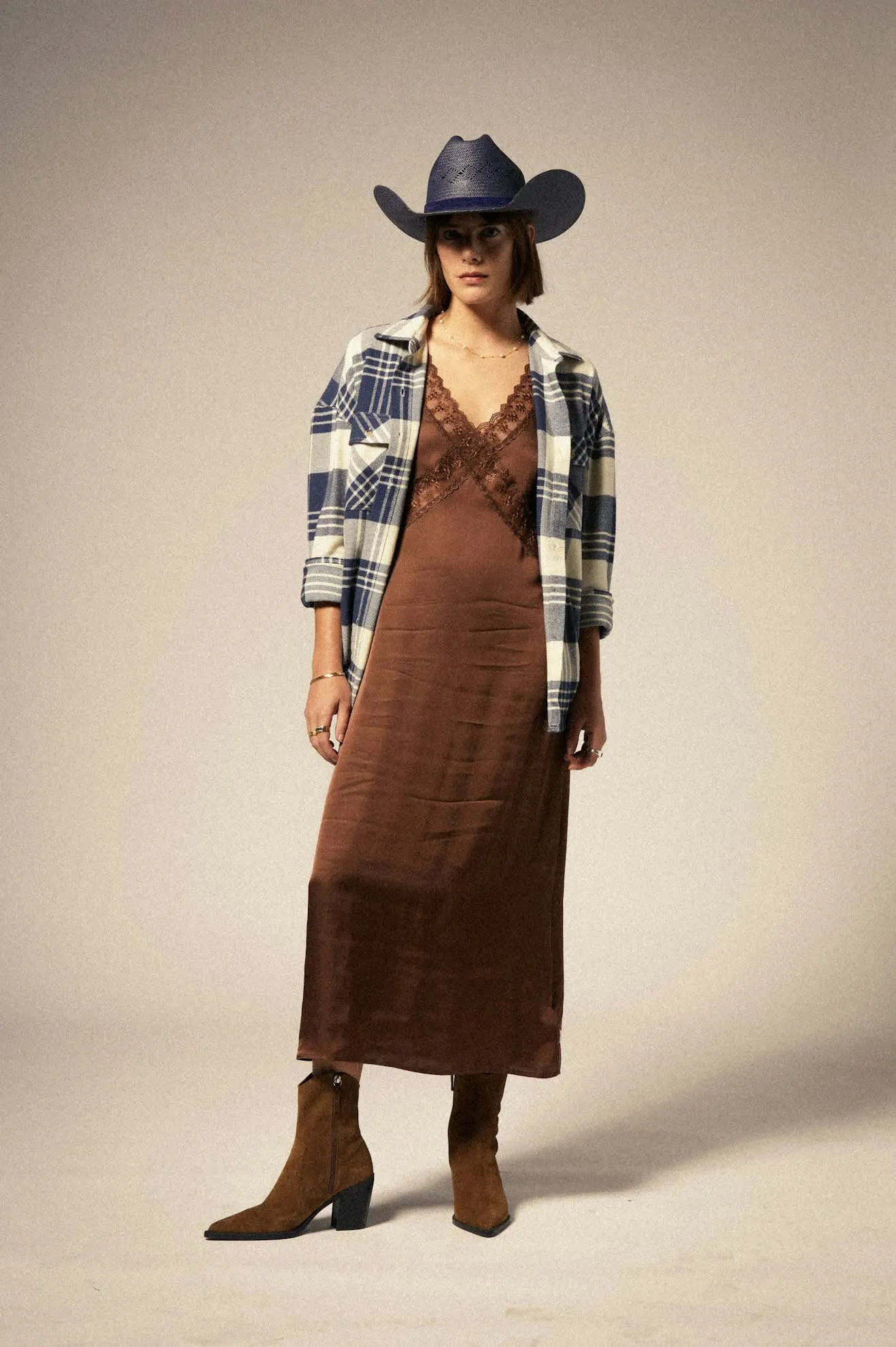 Laredo Panama Straw Cowboy Hat - Navy