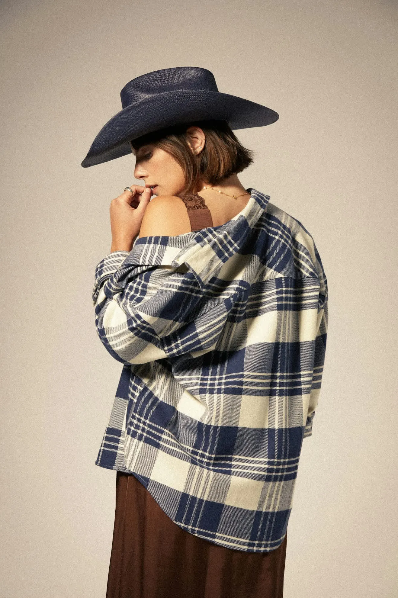Laredo Panama Straw Cowboy Hat - Navy
