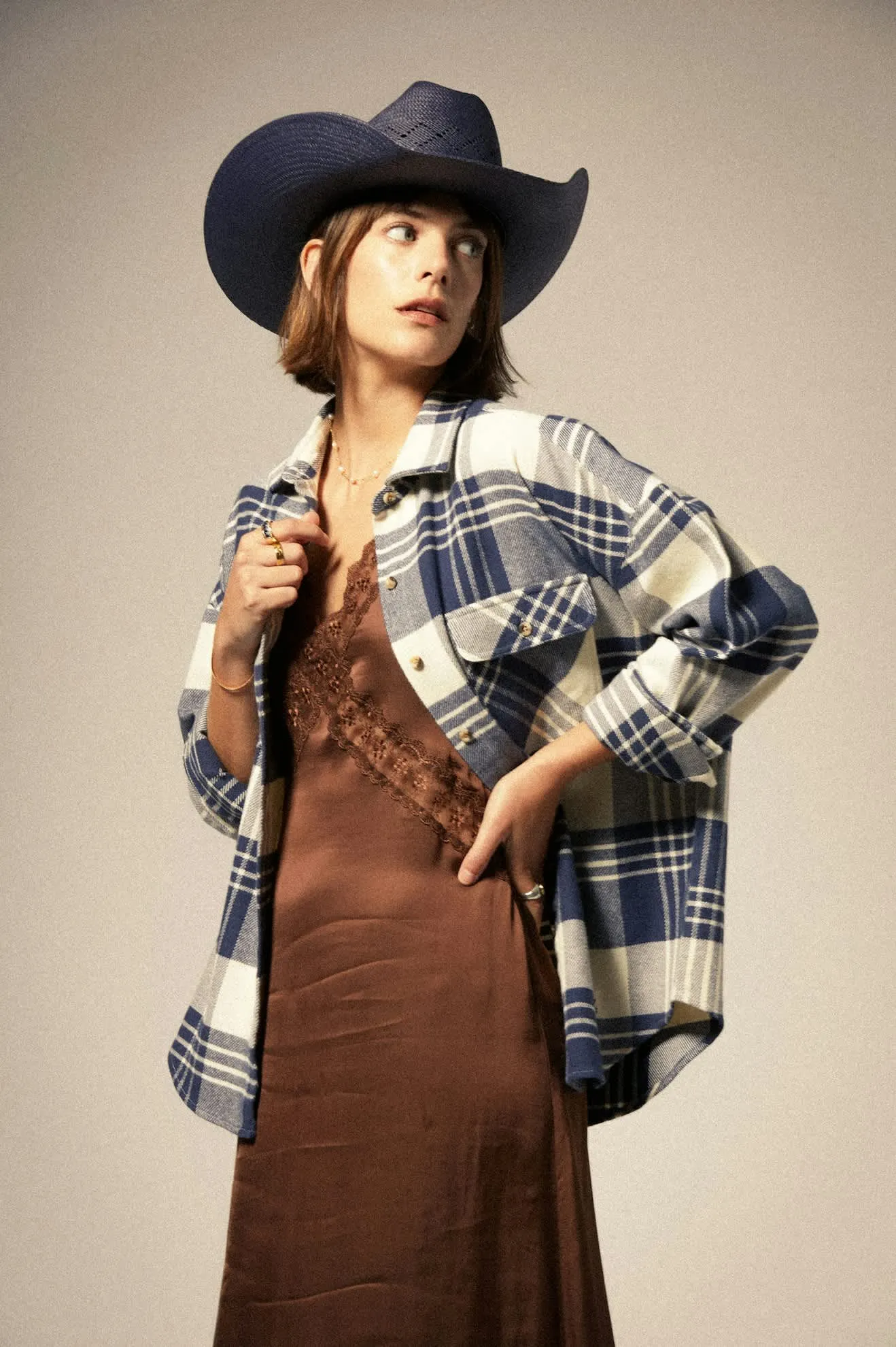 Laredo Panama Straw Cowboy Hat - Navy