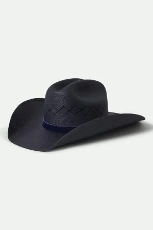 Laredo Panama Straw Cowboy Hat - Navy