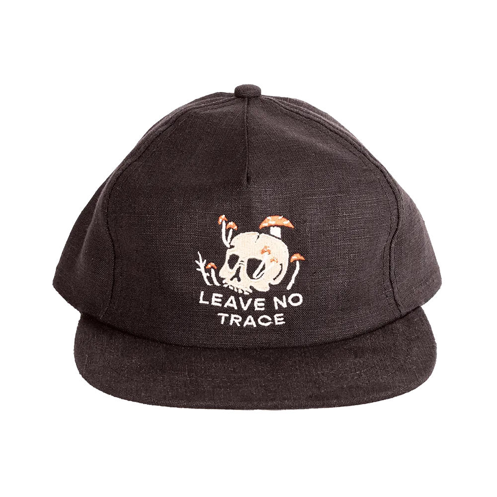 Leave No Trace 100% Hemp Strapback | Black