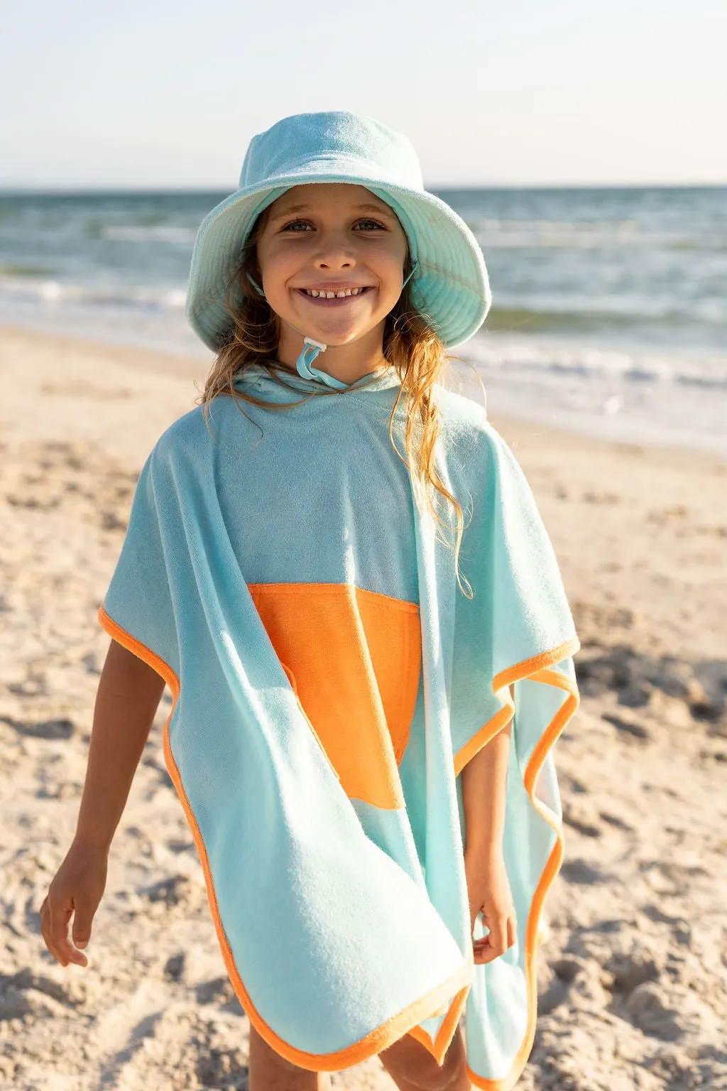 Light Blue Terry Towelling Bucket Hat