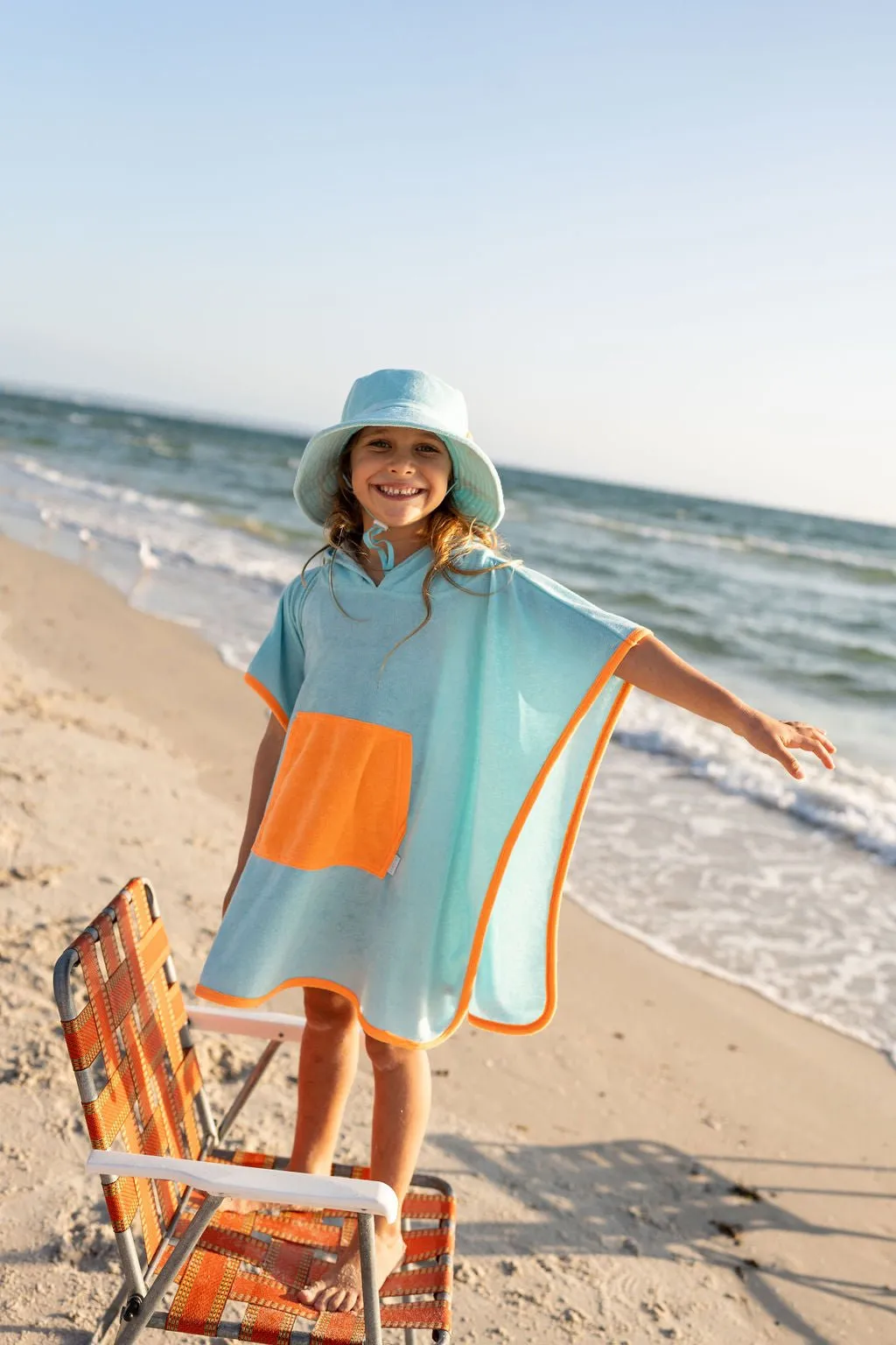Light Blue Terry Towelling Bucket Hat