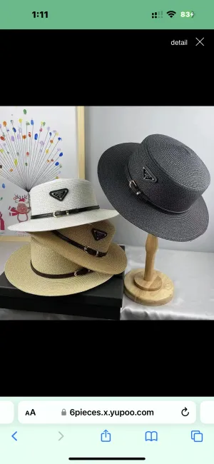 luxury hat