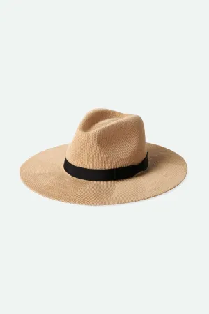 Lyons Knit Packable Hat - Dark Tan/Black