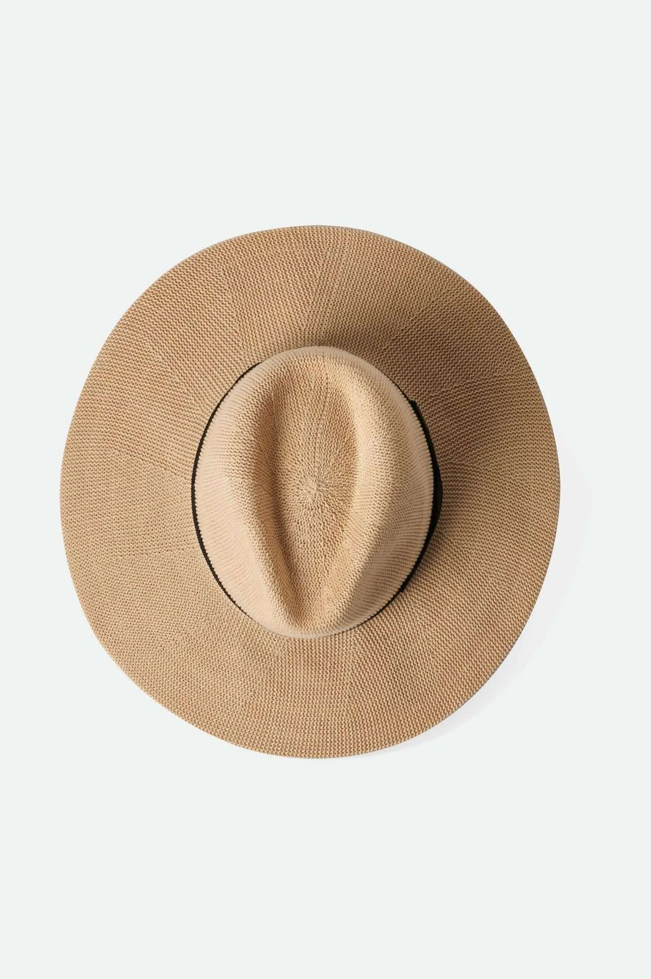 Lyons Knit Packable Hat - Dark Tan/Black