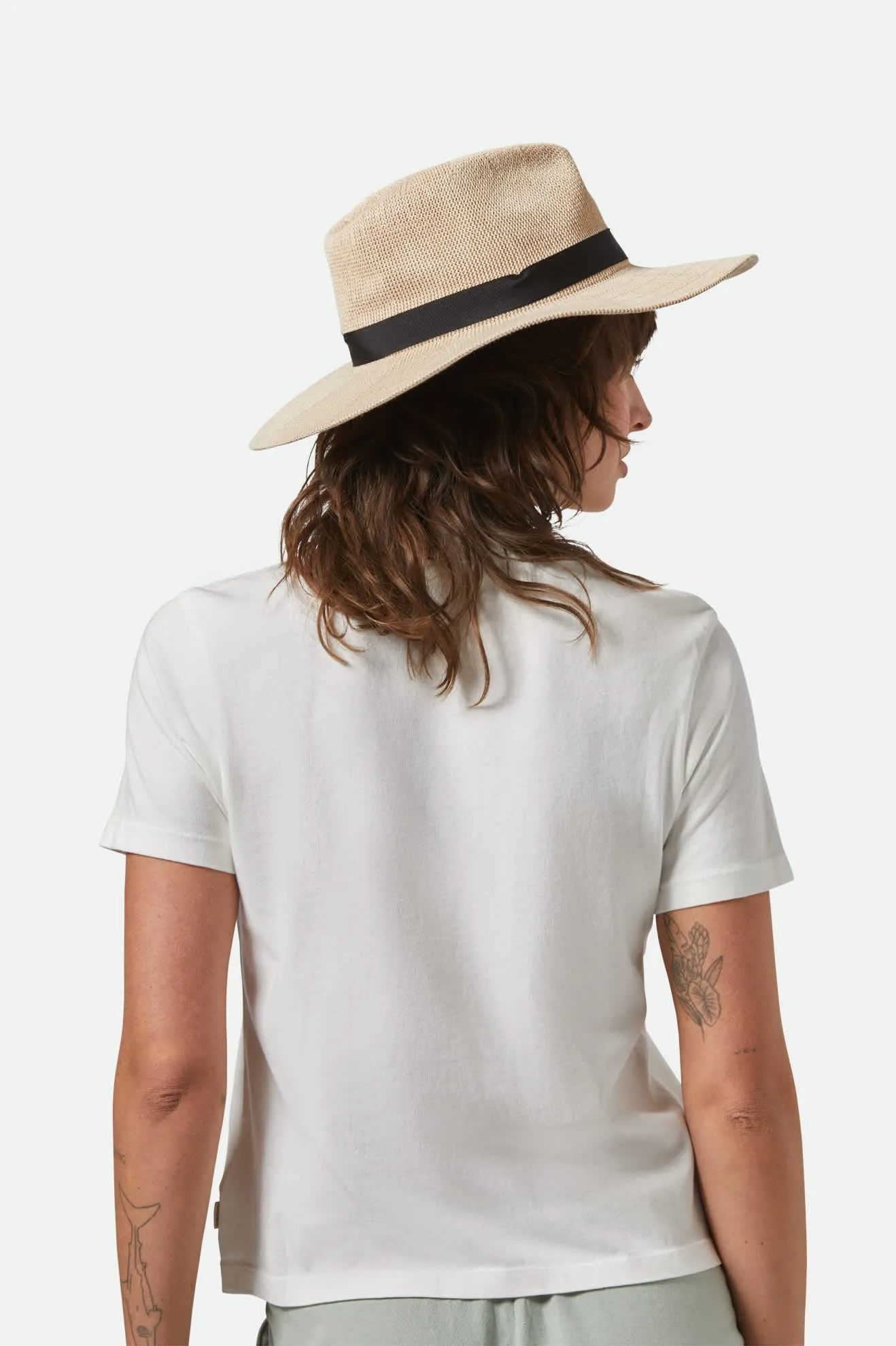 Lyons Knit Pattern Packable Hat - Light Tan/Light Tan