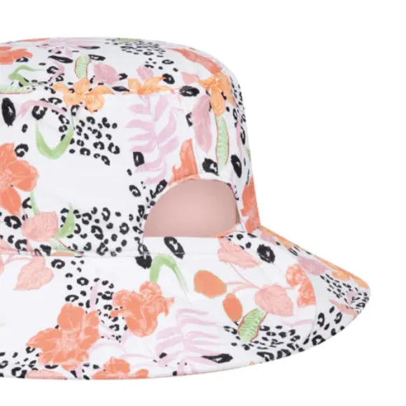 Millymook Cream Connie Ponytail Hat