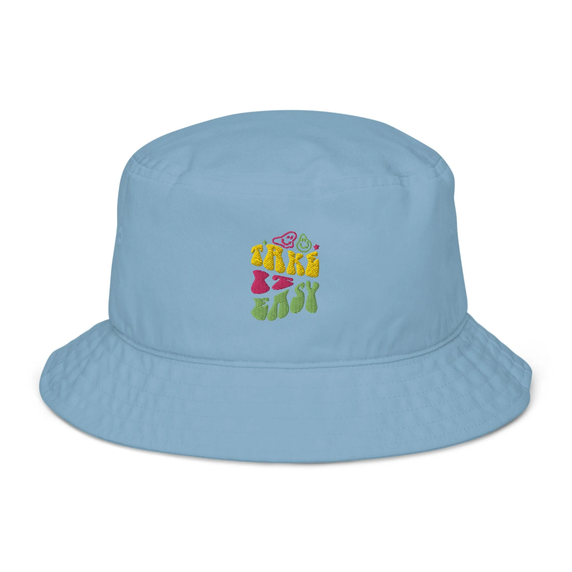 Organic bucket hat - take it easy
