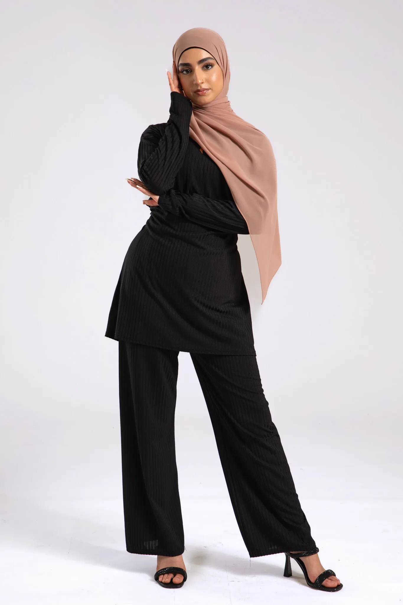 Premium Crepe Chiffon Hijab - Macchiato