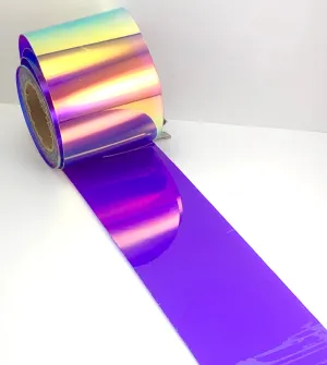 Purple Jelly Holographic Waterproof Ribbon 2.25 Inches