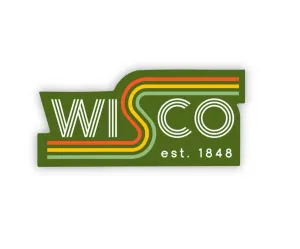 Retro Wisco Vinyl Sticker